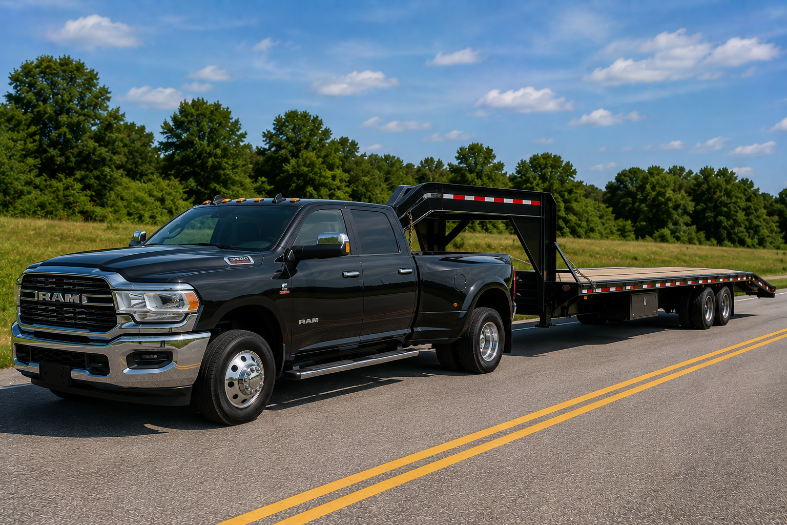 Gooseneck Hotshot trucking